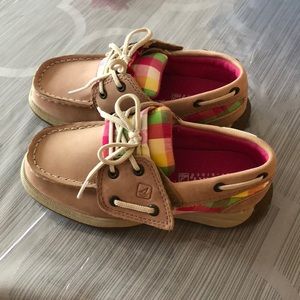 Sperry Girls Boat Shoes size 10